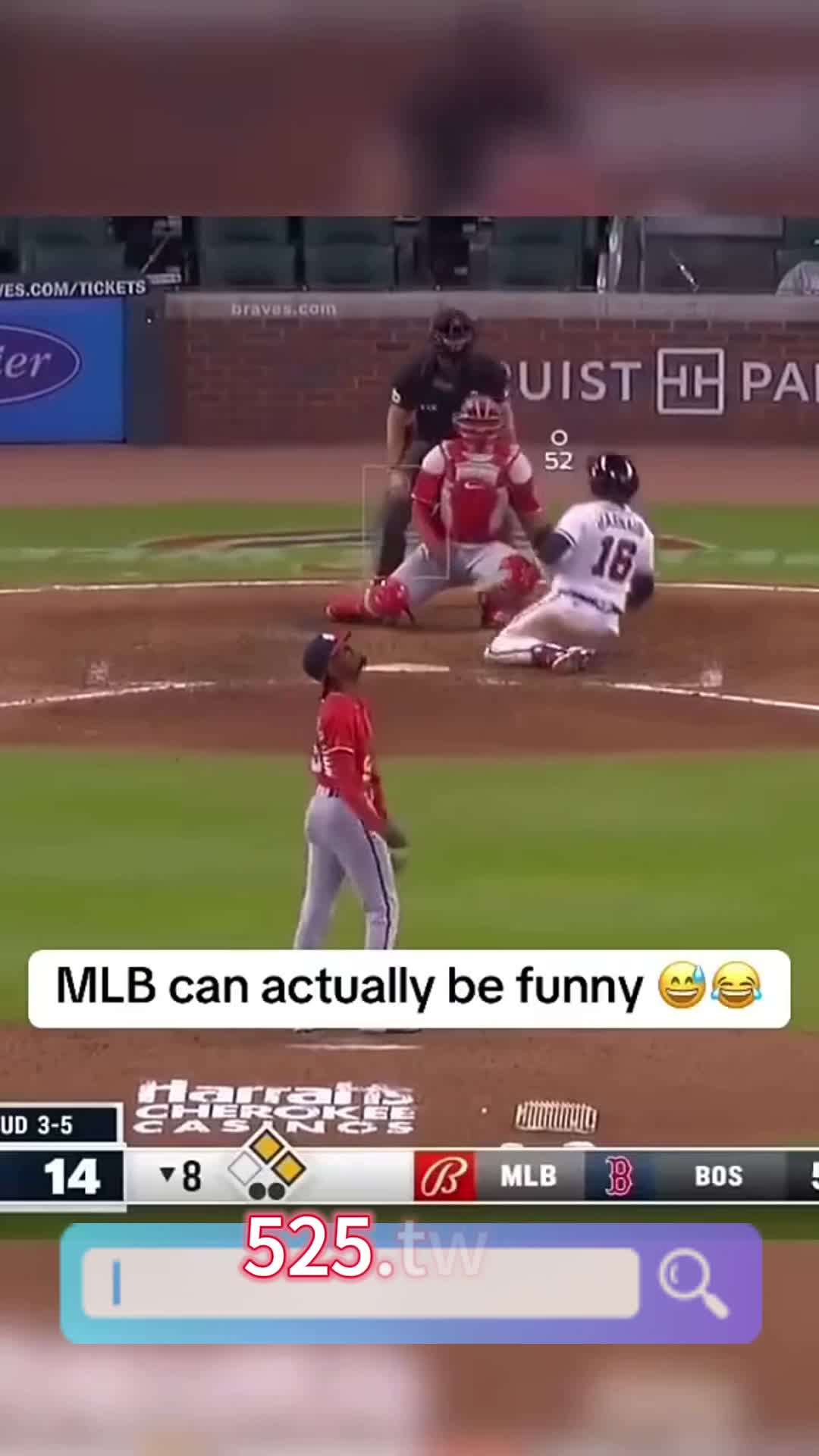 大聯盟也很皮！當打者被52邁的「速球」觸身…